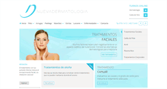 Desktop Screenshot of nuevadermatologia.com.ar